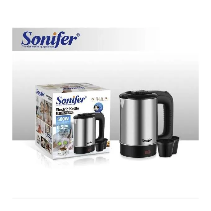 Sonifer Bouilloire Électrique Compacte SF-2099S – L'Essentiel en Voyage