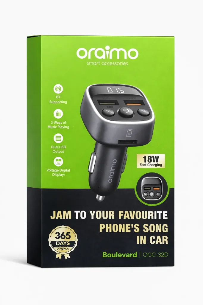 ORAIMO - Chargeur Voiture Rapide OCC-32D – Double USB 2.4A