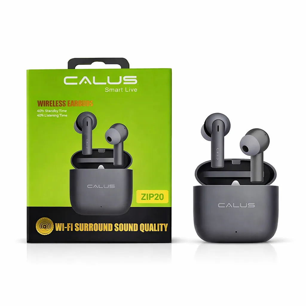 CALUS Écouteurs sans fil Bluetooth Calus ZIP 20 basses profondes
