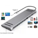 Station d'accueil USB-C 11-en-1 (Support Ergonomique
