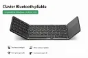 Clavier Bluetooth pliable B033 avec pavé tactile