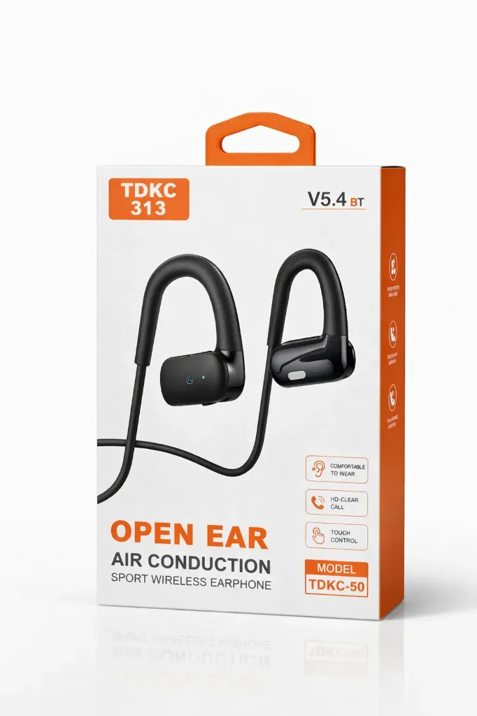Écouteurs Sport Sans Fil à Conduction d’Air Bluetooth 5.4 TDKC 313