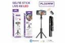 PLOKAMA LIVE‑K8 LED – Selfie Stick Bluetooth 5.1 avec Trépied & Lumière Intégrée