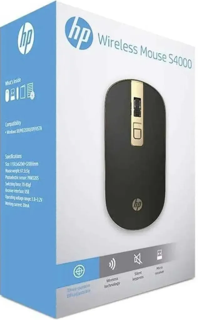 SOURIS SANS FIL HP S4000 Wireless Mousse
