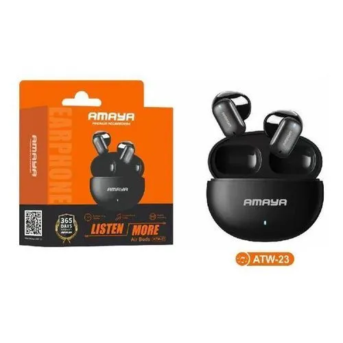 Amaya Air Buds ATW-23, 20hrs Playtime, Wireless Sports Earbuds