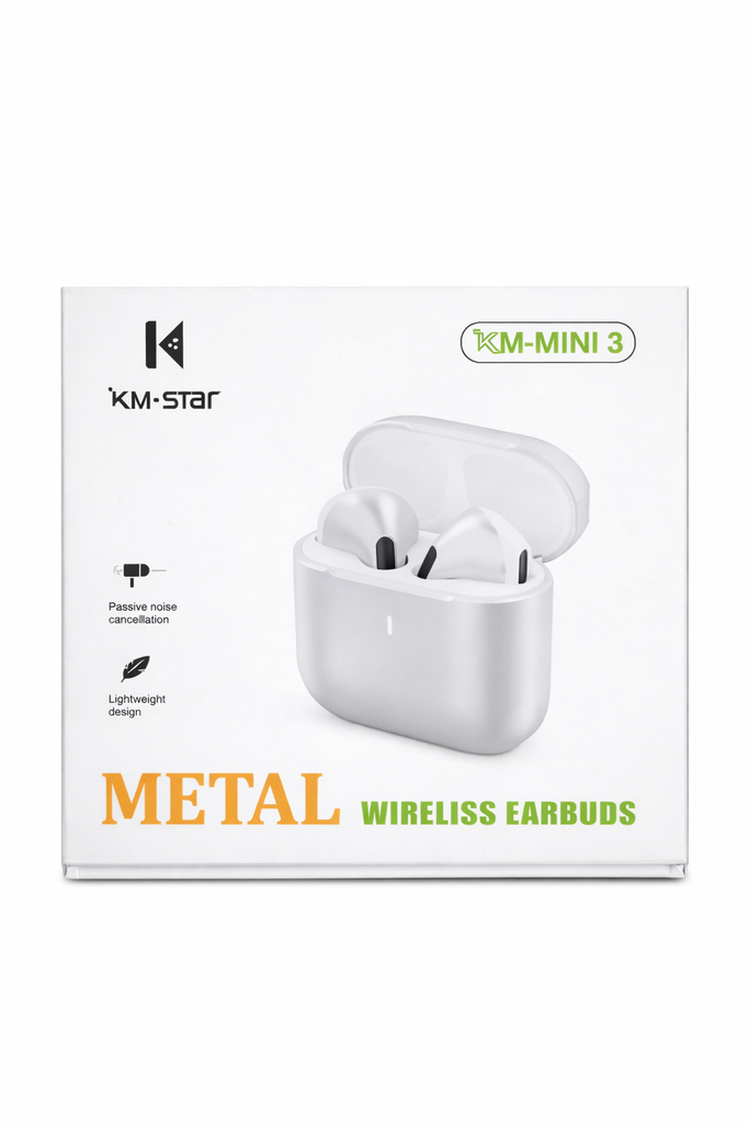écouteurs Bluetooth KM‑STAR KM‑MINI 3 METAL Wireless Earbuds