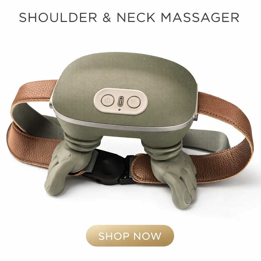 Masseur électrique bionique pour les mains, les épaules et le cou appareil de Massage chauffant Shiatsu pour pétrissage masseur de tissus profonds 4D pour le cou et les épaules